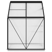 vidaXL Greenhouse Anthracite Aluminum 26.6 ft