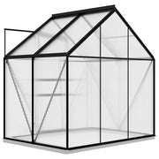 vidaXL Greenhouse Anthracite Aluminum 26.6 ft