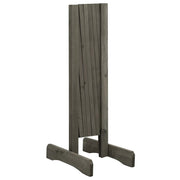 vidaXL Garden Trellis Fence Gray 47.2"x23.6" Solid Firwood