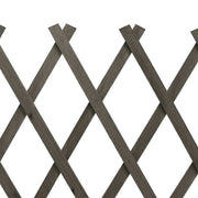 vidaXL Garden Trellis Fence Gray 59.1"x31.5" Solid Firwood