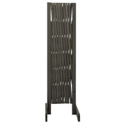 vidaXL Garden Trellis Fence Gray 70.9"x39.4" Solid Firwood