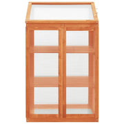 vidaXL Greenhouse 23.6"x17.7"x39.4" Firwood