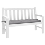 vidaXL Garden Bench Cushion Gray 47.2"x19.7"x2.8" Oxford Fabric