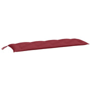 vidaXL Garden Bench Cushion Wine Red 59.1"x19.7"x2.8" Oxford Fabric