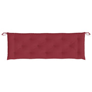 vidaXL Garden Bench Cushion Wine Red 59.1"x19.7"x2.8" Oxford Fabric