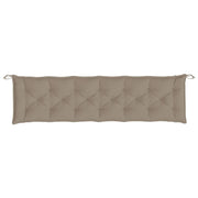 vidaXL Garden Bench Cushion Taupe 78.7"x19.7"x2.8" Oxford Fabric