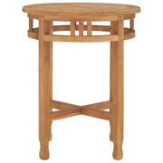 vidaXL Bistro Table 23.6"x23.6" Solid Teak Wood