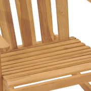 vidaXL Adirondack Rocking Chair Solid Teak Wood