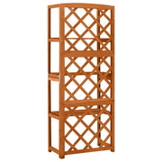 vidaXL Trellis with Shelves 21.6"x11.8"x55.1" Solid Fir Wood