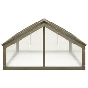 vidaXL Greenhouse Gray 44.8"x31.4"x19.6" Firwood