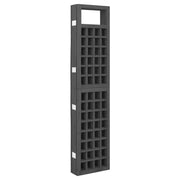 vidaXL 6-Panel Room Divider/Trellis Solid Fir Wood Black 95.5"x70.9"