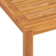 vidaXL Patio Dining Table 47.2"x27.6"x30.3" Solid Teak Wood