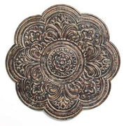 Elegant Bronze Medallion Metal Wall Decor