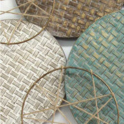 Textured Metal Plate Wall Decor