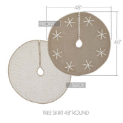 Pearlescent Tree Skirt 48