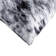 12" x 20" x 5" Salt And Pepper Black And White Cowhide  Pillow 2 Pack