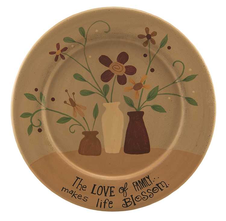 Love of Family Wood Plate