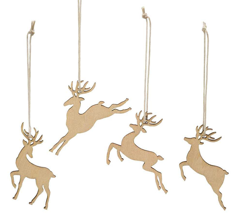 Reindeer Ornaments - Box of 24 pcs