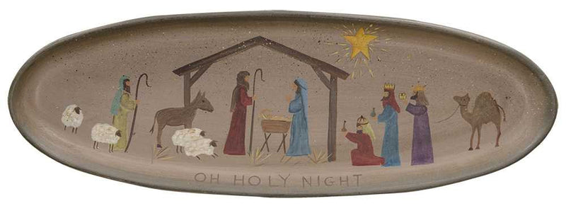 Holy Night Nativity Tray