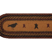 Heritage Farms Crow Jute Stair Tread Oval Latex 8.5x27