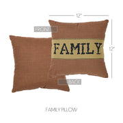 Heritage Farms Family Pillow 12x12