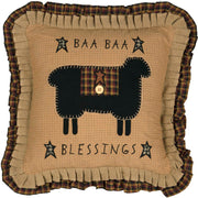 Heritage Farms Baa Baa Blessings Pillow 18x18