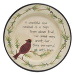 Loved One Cardinal Plate