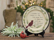 Loved One Cardinal Plate