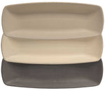 Squared Oval Dish - Farmhouse Colors (3 Count Assortment)