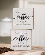 Dear Coffee Block  (2 Count Assortment)