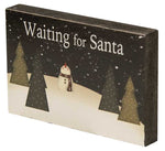 Waiting for Santa Blocks  (Set of 3)