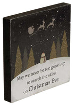Waiting for Santa Blocks  (Set of 3)