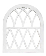 Distressed White Cathedral Window