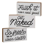 Get Naked Wood Block  (3 Count Assortment)