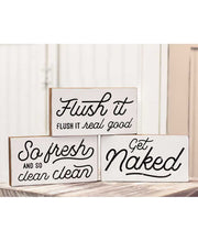 Get Naked Wood Block  (3 Count Assortment)