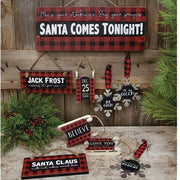 Santa Comes Tonight Sign