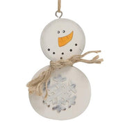 Buffalo Check Snowman Ornament  (3 Count Assortment)