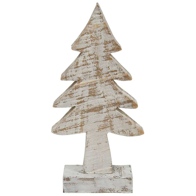 Distressed Wooden Tree, 8"