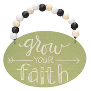 Faith Over Fear Beaded Ornament  (4 Count Assortment)