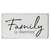 Family is Forever Wooden Block  (3 Count Assortment)