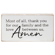 Family is Forever Wooden Block  (3 Count Assortment)