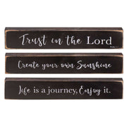 Trust in the Lord Mini Stick  (3 Count Assortment)