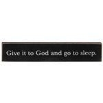 Give it to God Wooden Block  (3 Count Assortment)