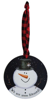 Happy Snowman Ornaments