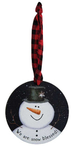 Happy Snowman Ornaments