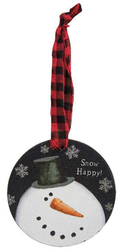 Happy Snowman Ornaments