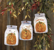 Happy Fall Mason Jar Ornaments (3 Count Assortment)