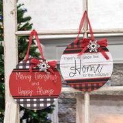 Merry Everything Door Ornament  (2 Count Assortment)