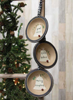 Always Believe Dish Ornaments  (3 Count Assortment)
