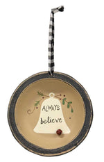 Always Believe Dish Ornaments  (3 Count Assortment)